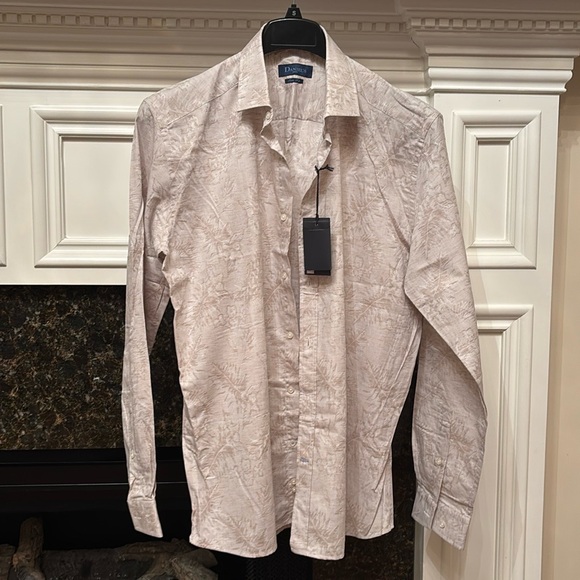 Daniel’s Paris 100%Cotton Slim Fit Floral Print Button Down Shirt sz.L